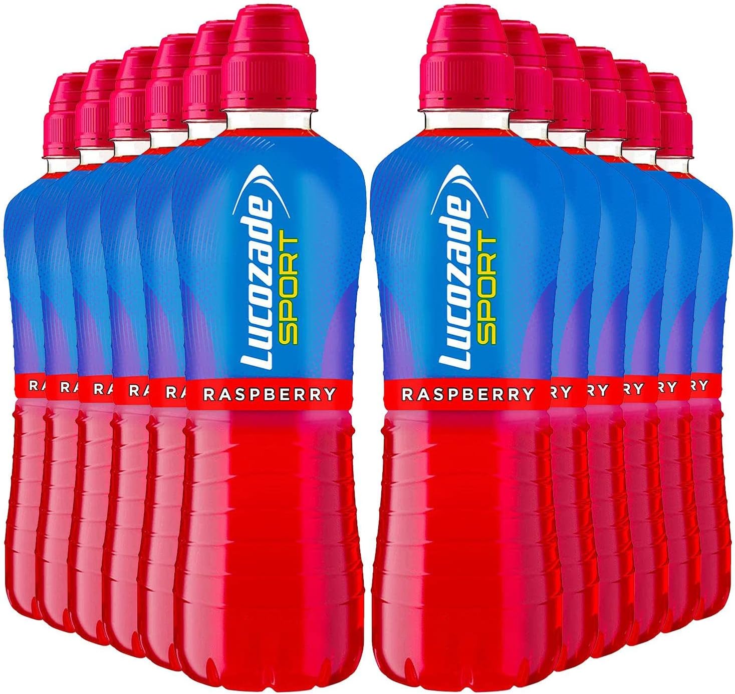 12 x Lucozade Sport Raspberry - 500ML
