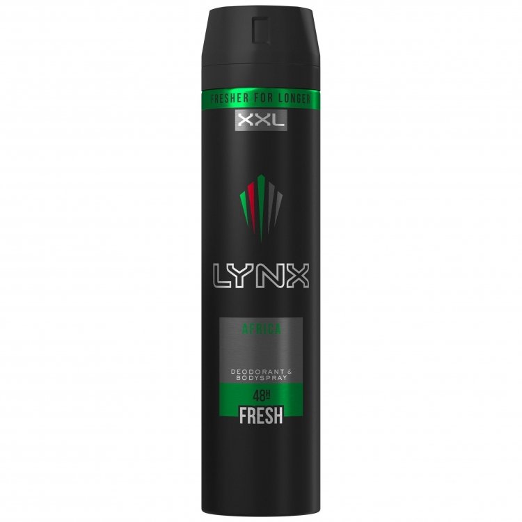 6 x Lynx Aerosol Bodyspray Africa 250 Ml