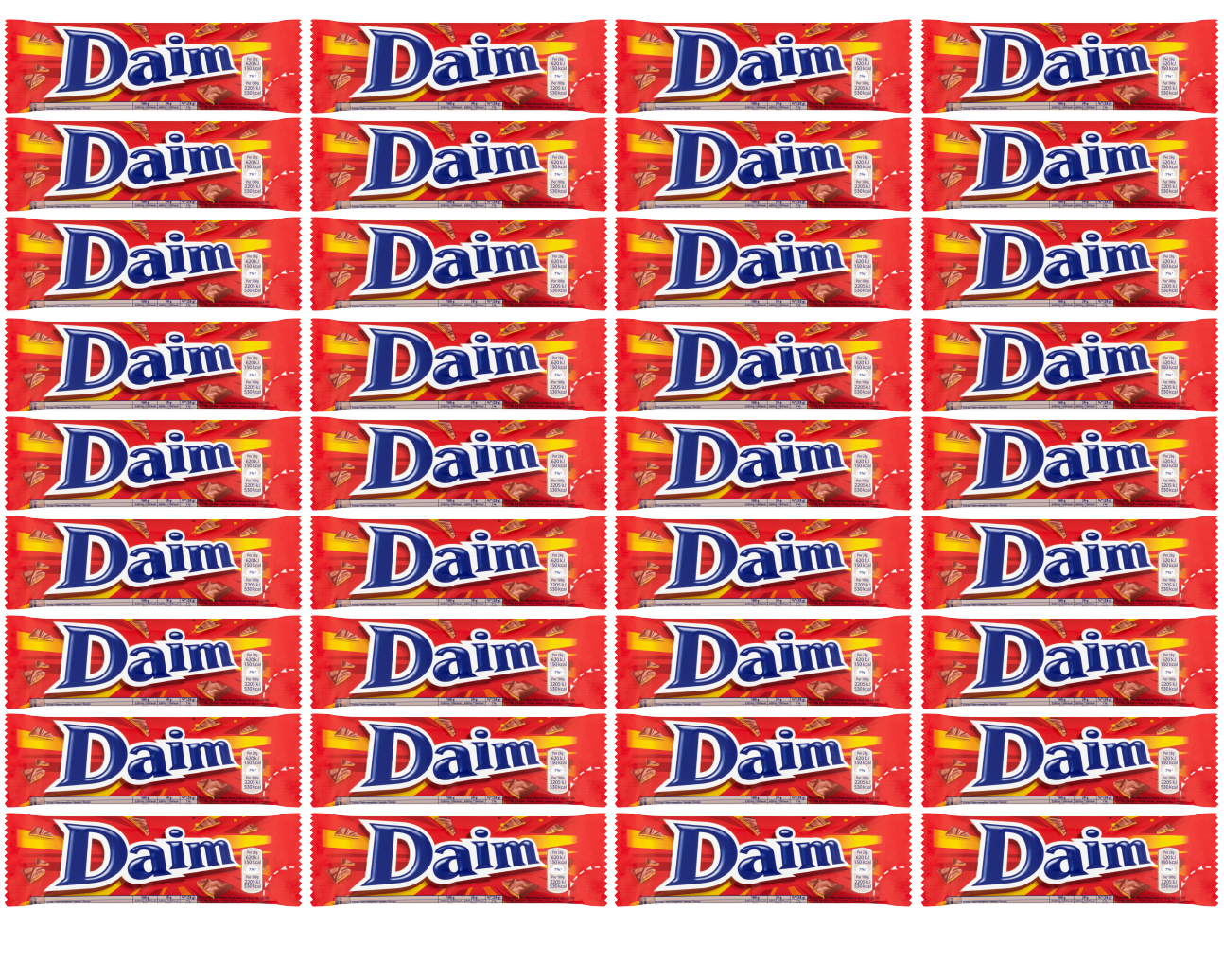 36 x Daim Bars 28Gm