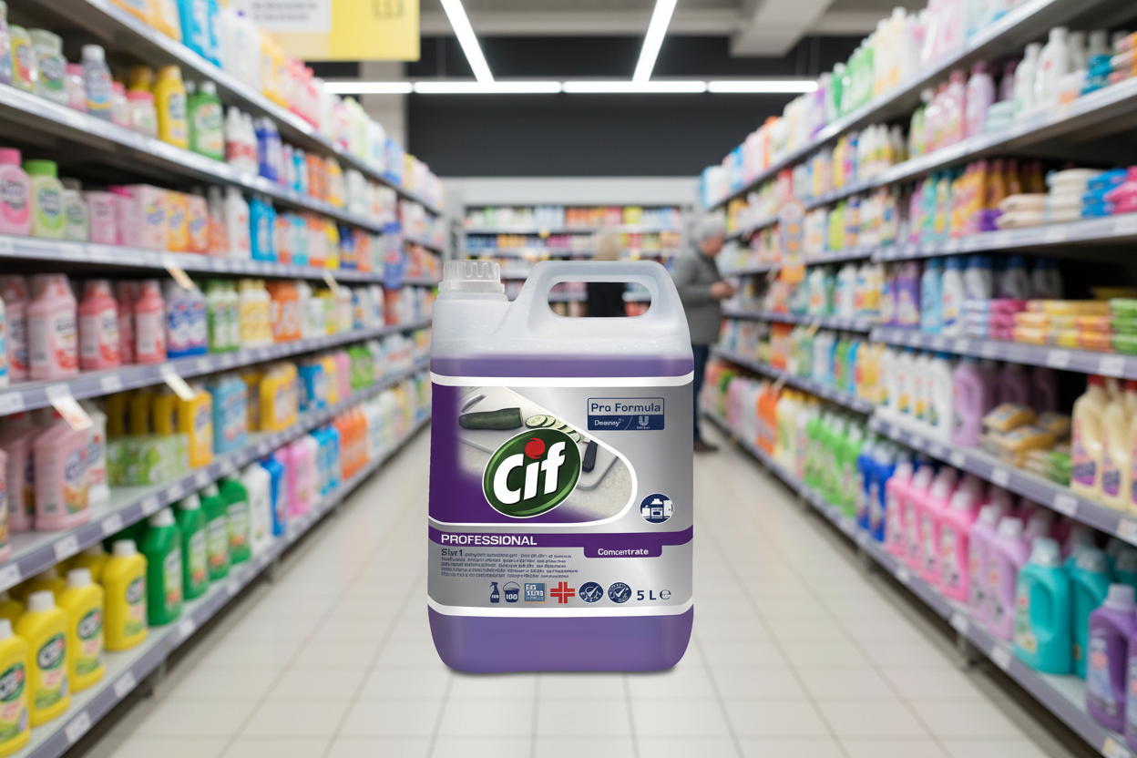 2 x Cif Professional 2 In1 Disinfectant Cleaner 5Lt X 2