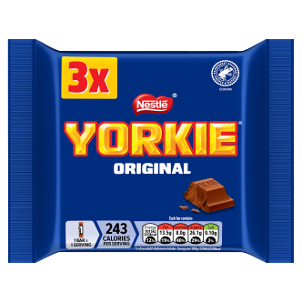 14 x Yorkie Milk 3Pk - 3X46GM