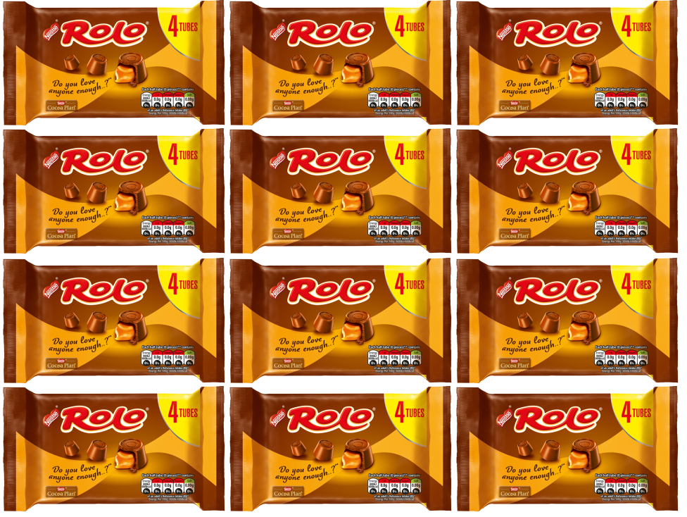 12 x Rolo 4Pk Multipack 166.4Gm