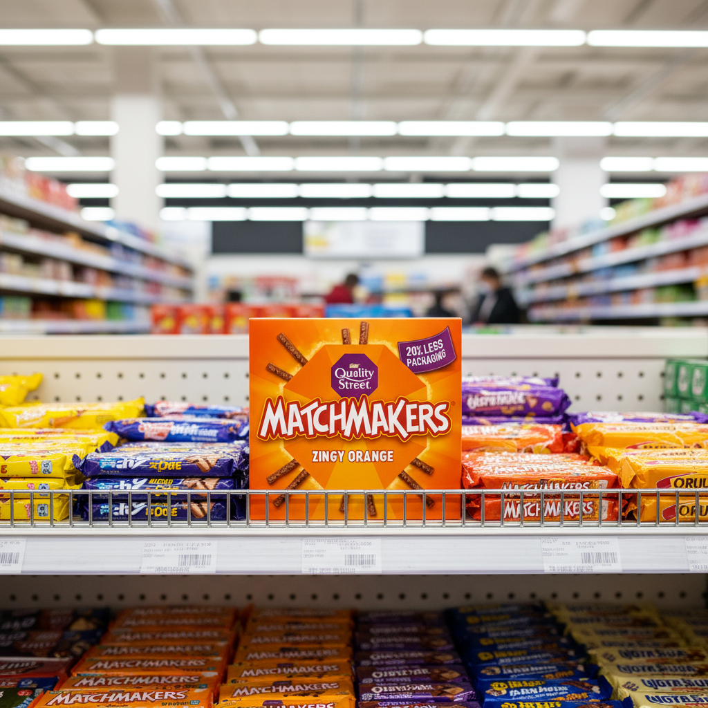 10 x Quality Street Zingy Orange Matchmakers Box 120Gm