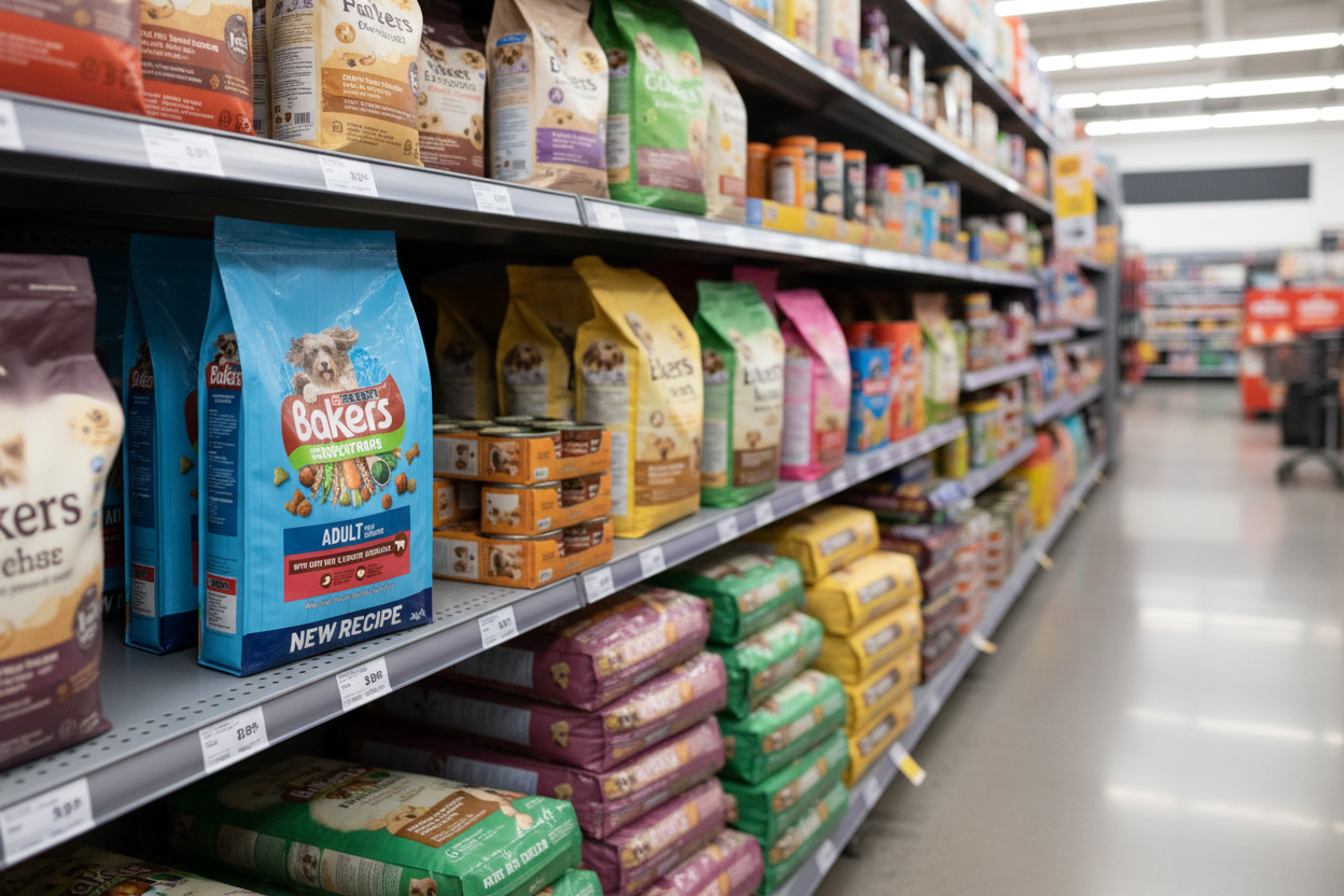 4 x Purina Bakers Adult Beef & Vegetable & Wholegrain 3Kg