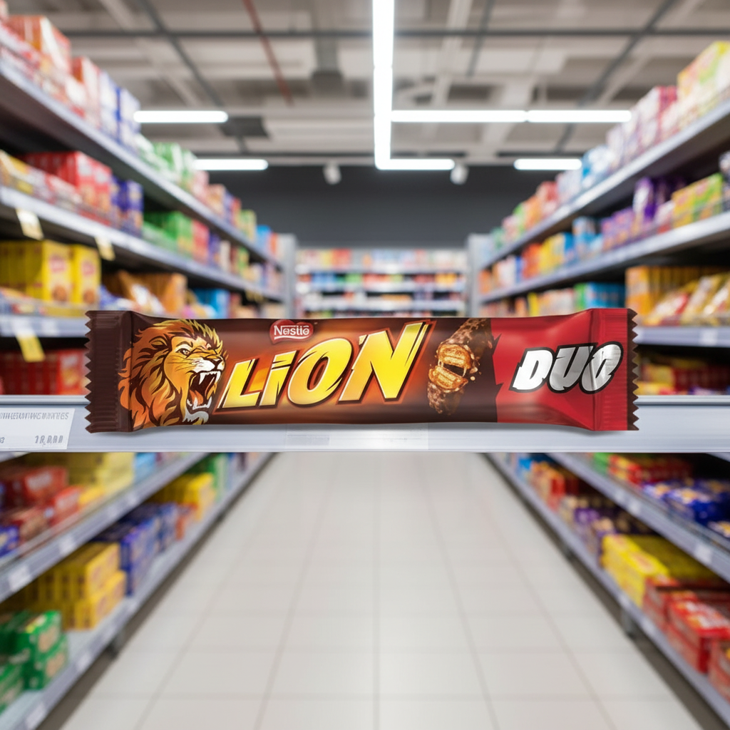 28 x Lion Milk Chocolate Duo Bar 60G