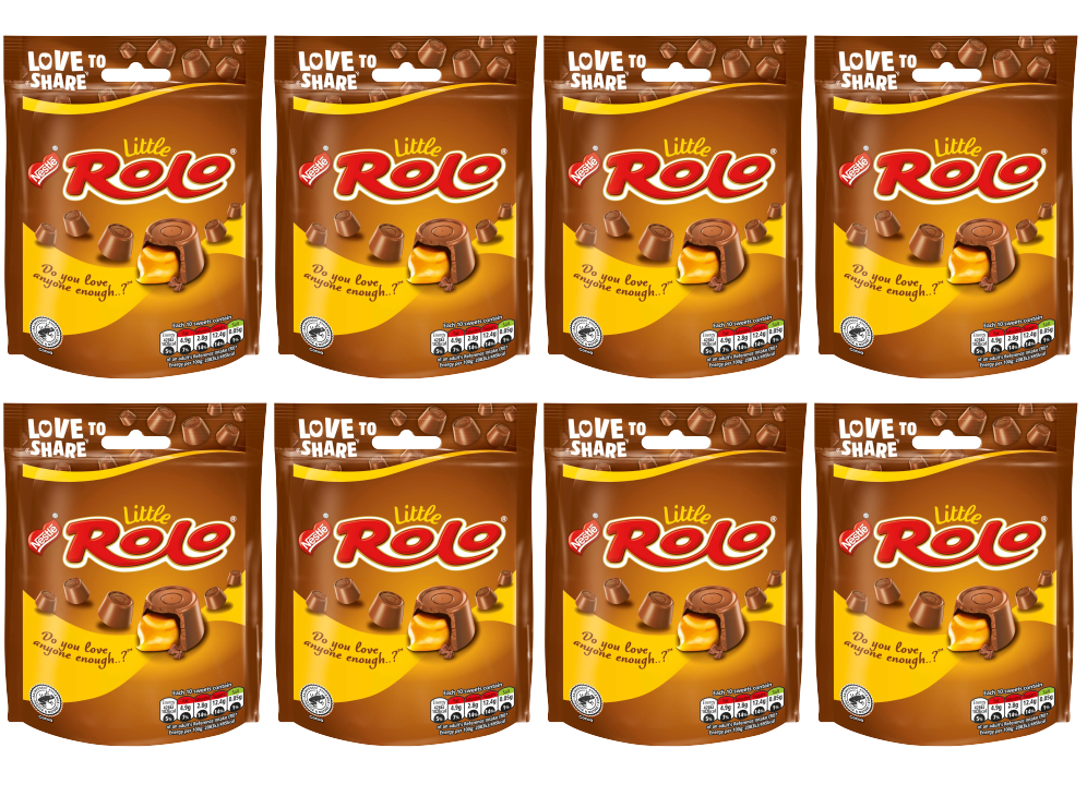 8 x Rolo Little Rolo Pouch Bag 103Gm