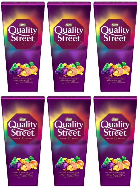 6 x Quality Street Carton Box Chocolates 240Gm
