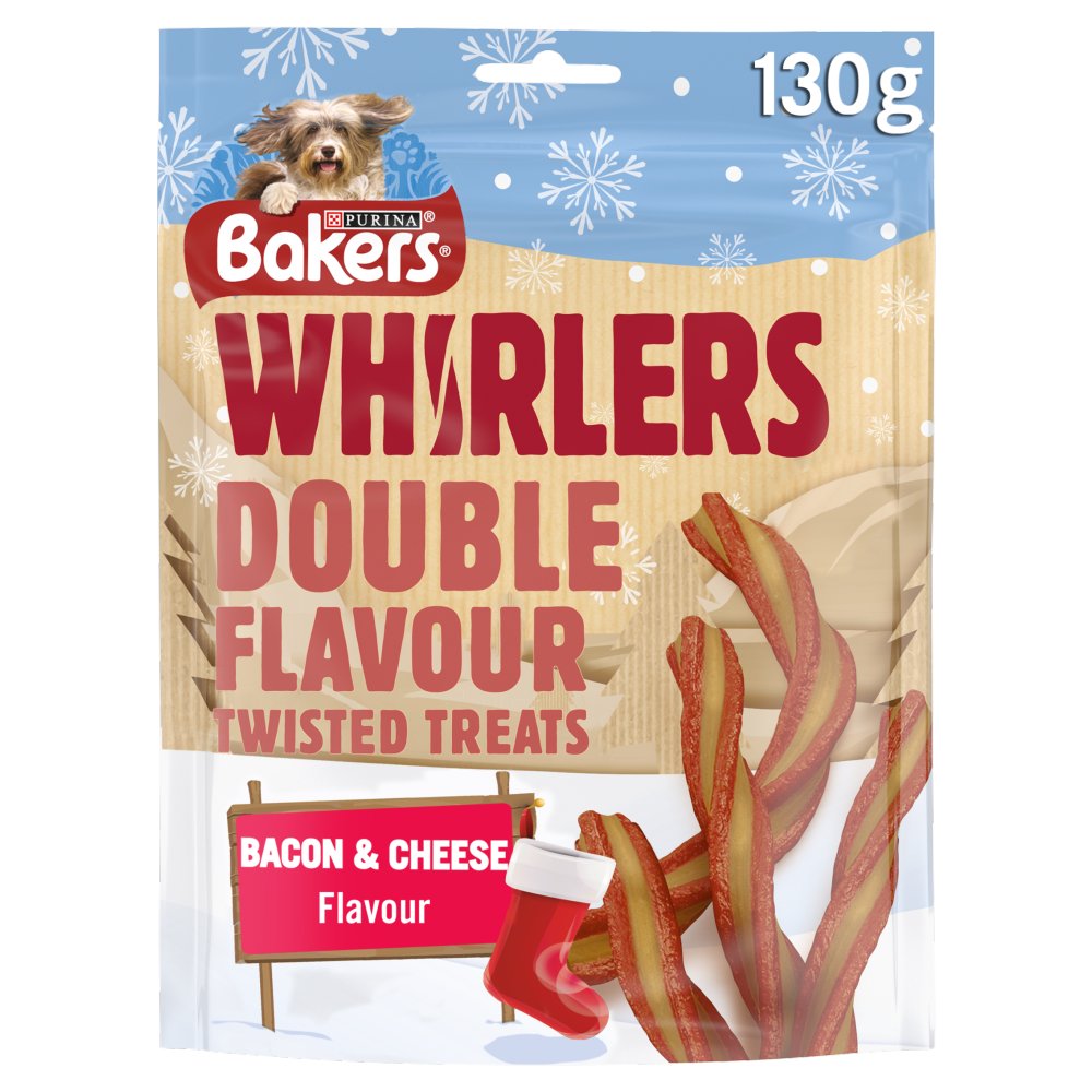 6 x Bakers Whirlers Bacon & Cheese - 130GM