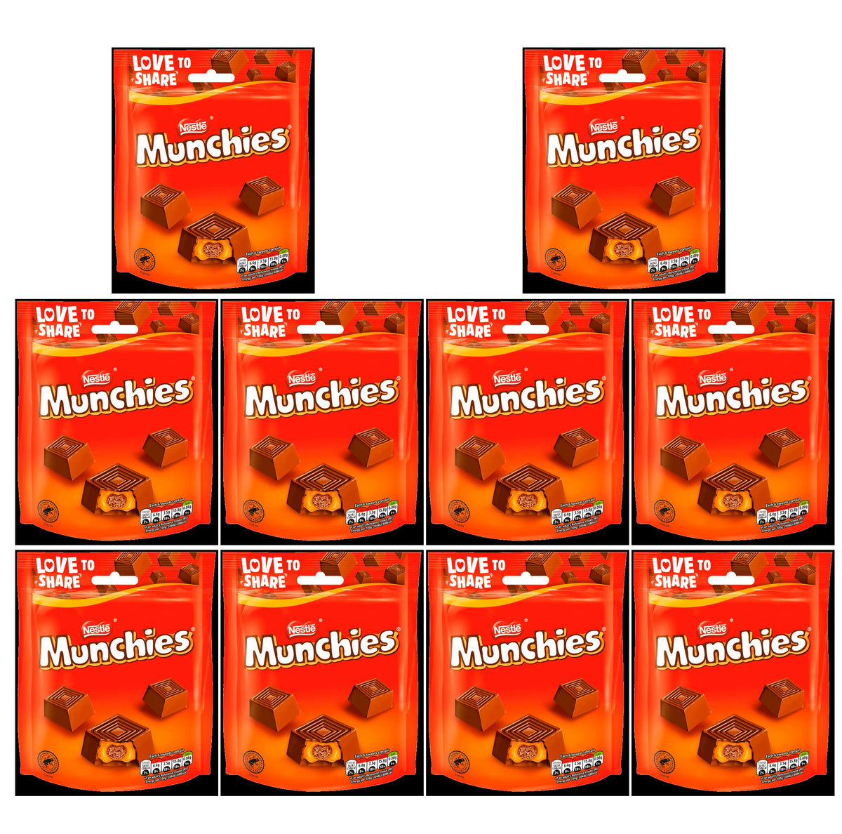 10 x Munchies Pouch - 81GM