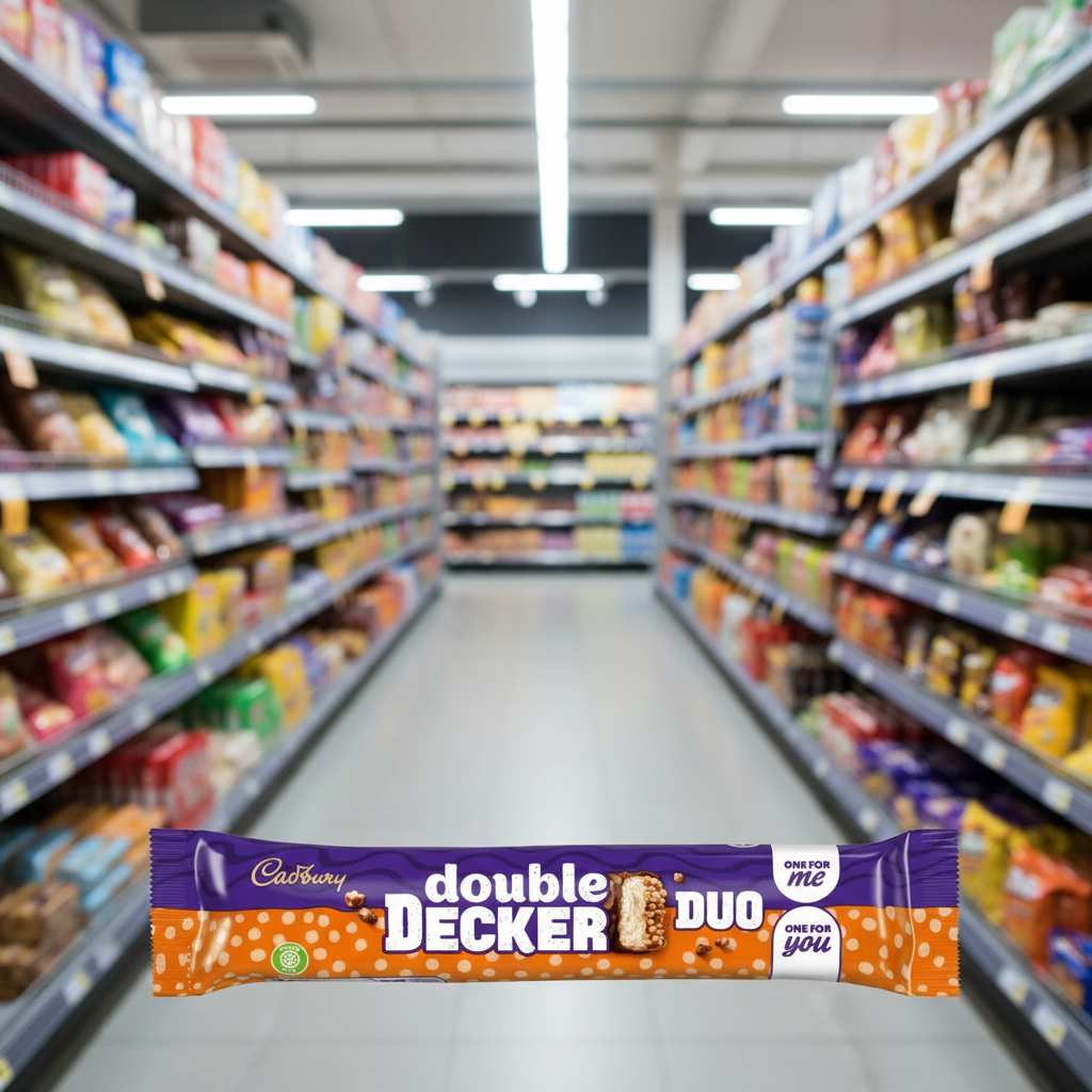 32 x Cadbury Double Decker Duo Chocolate Bar 74.6G