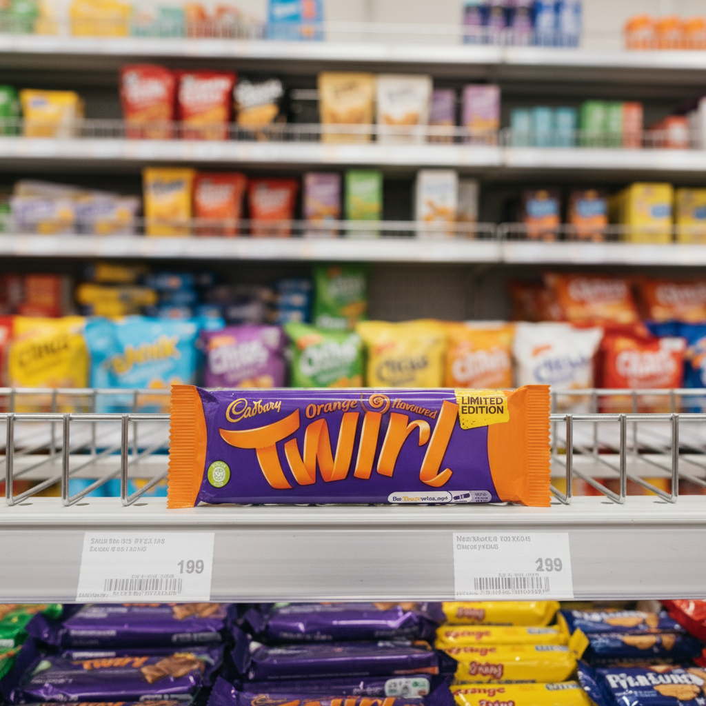 48 x Cadbury Twirl Orange 43Gm