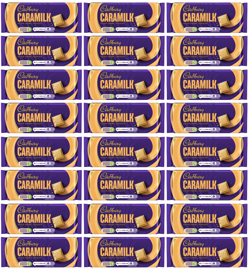 24 x Cadbury Caramilk Large Bar 90Gm