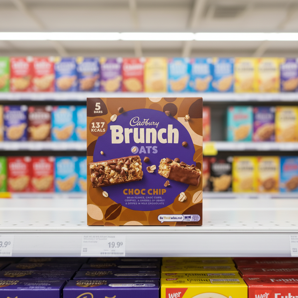 8 X Cadbury Brunch Choc Chip 4 Pack 160G