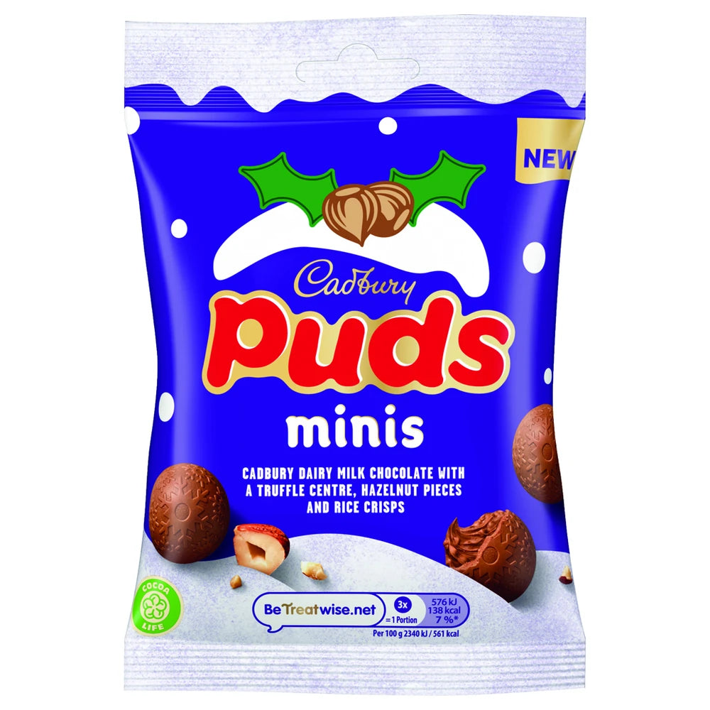 24 X Cadbury Mini Puds Clipstrip - 73Gm