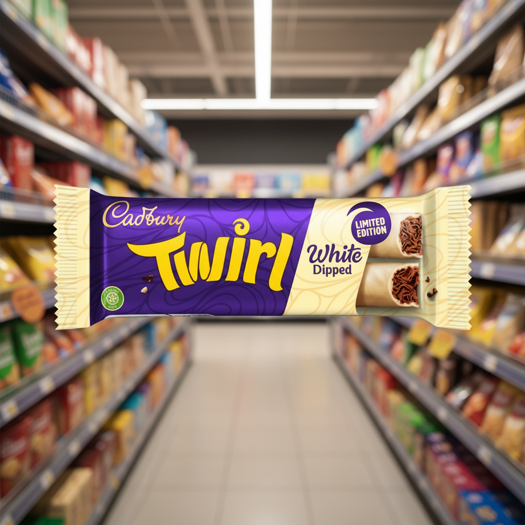 48 x Cadbury Twirl White Dipped Bar - 43GM