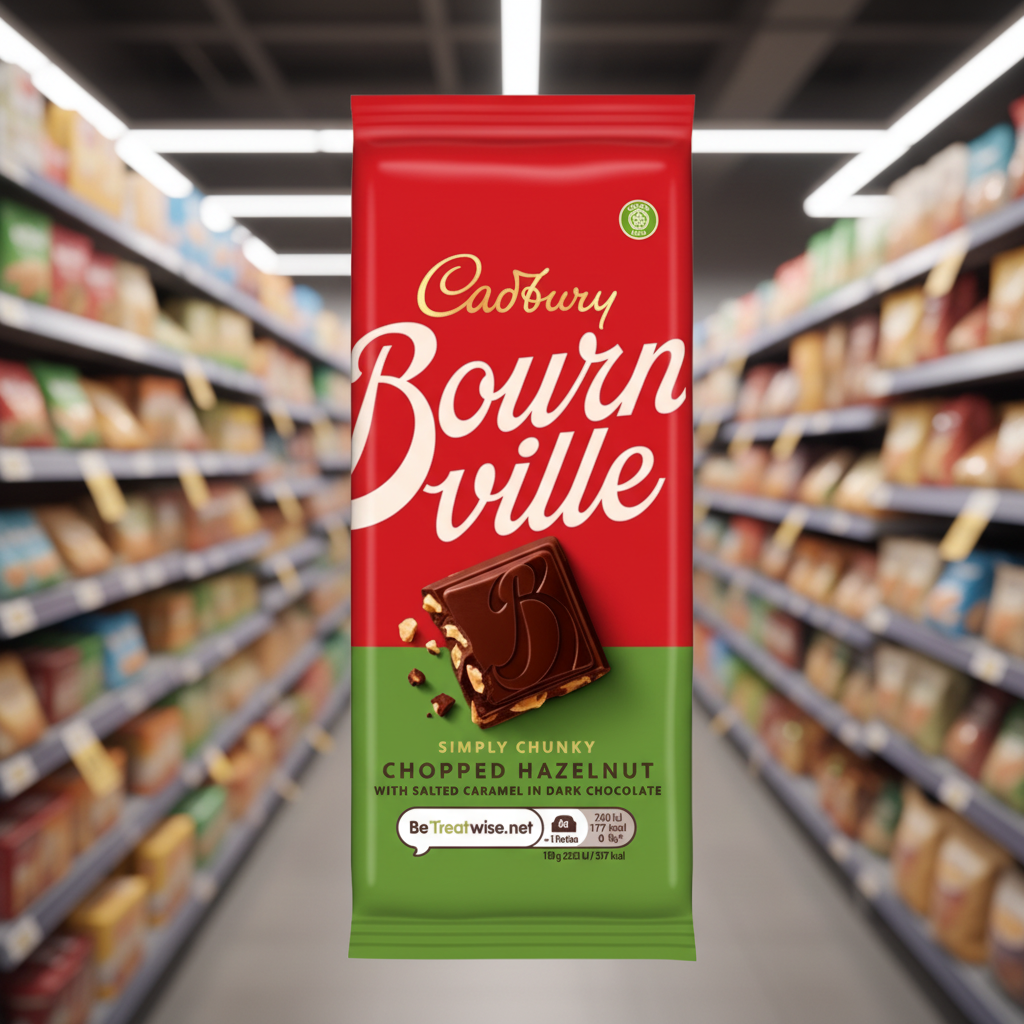 18 x Bournville Caramel Hazelnut - 100G