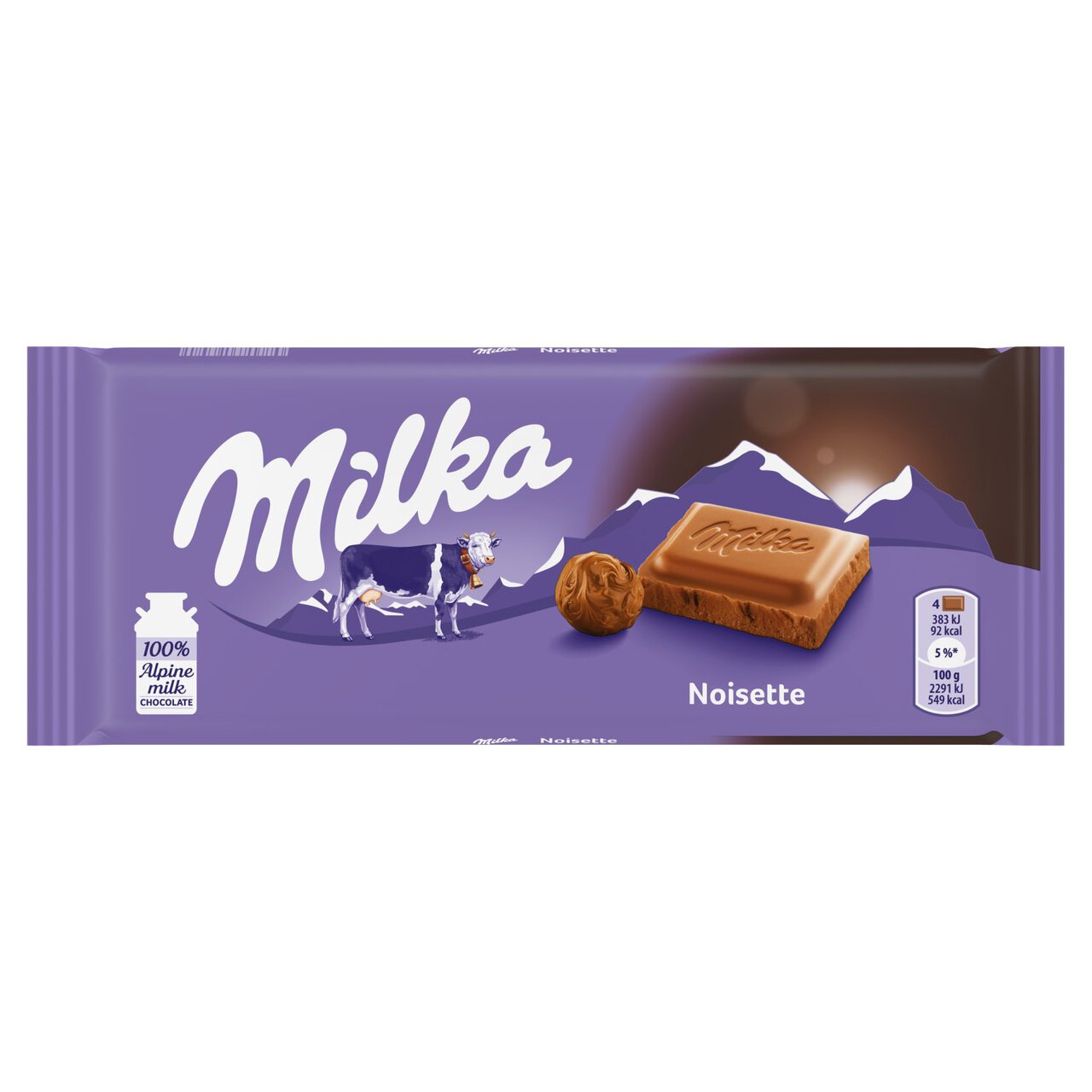 25 x Milka Noisette Large Bar - 90GM