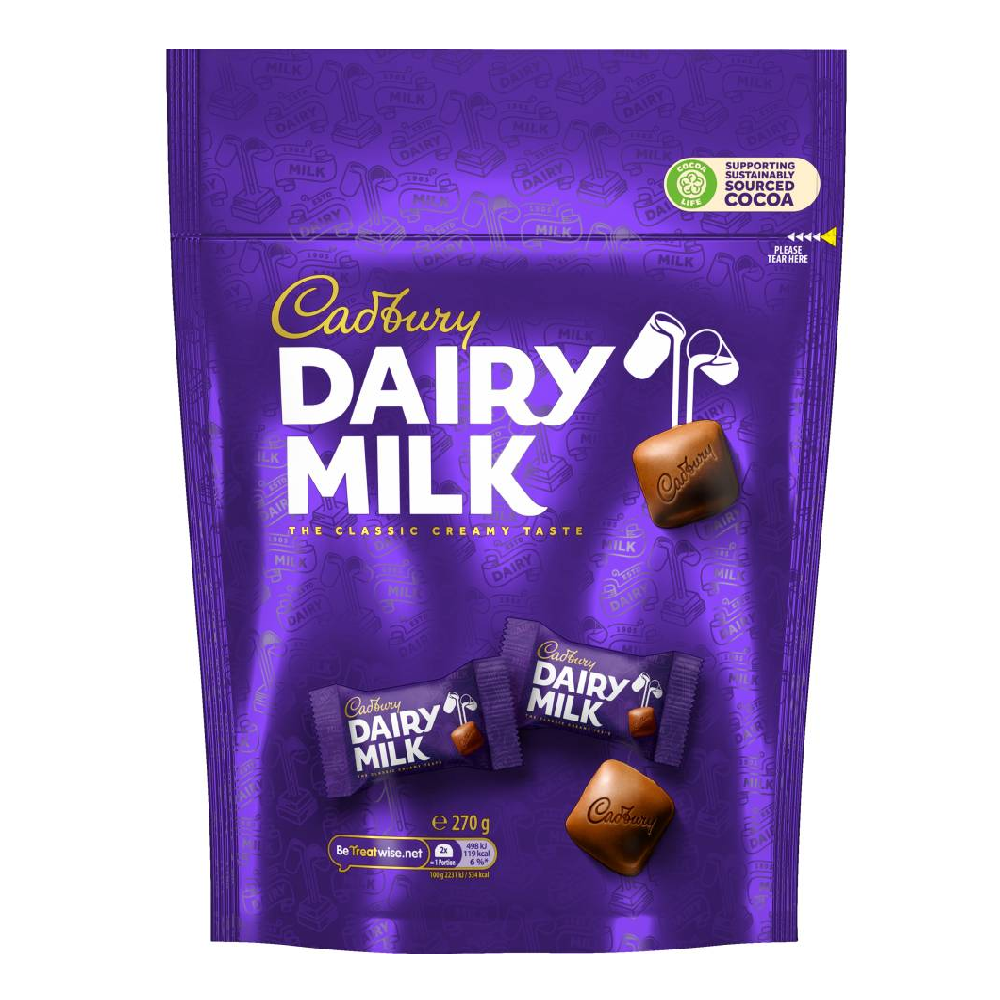 8 x Cadbury Chunks Pouch - 270GM