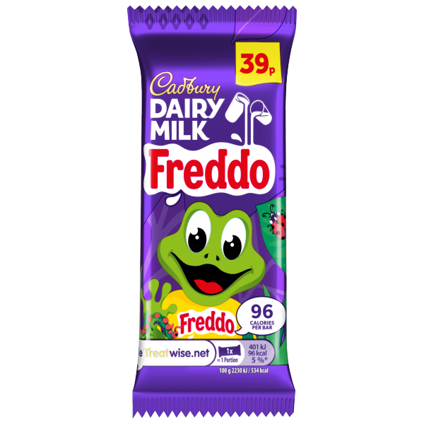 60 X Cadbury Dairy Milk Freddo Chocolate Bar - 18Gm