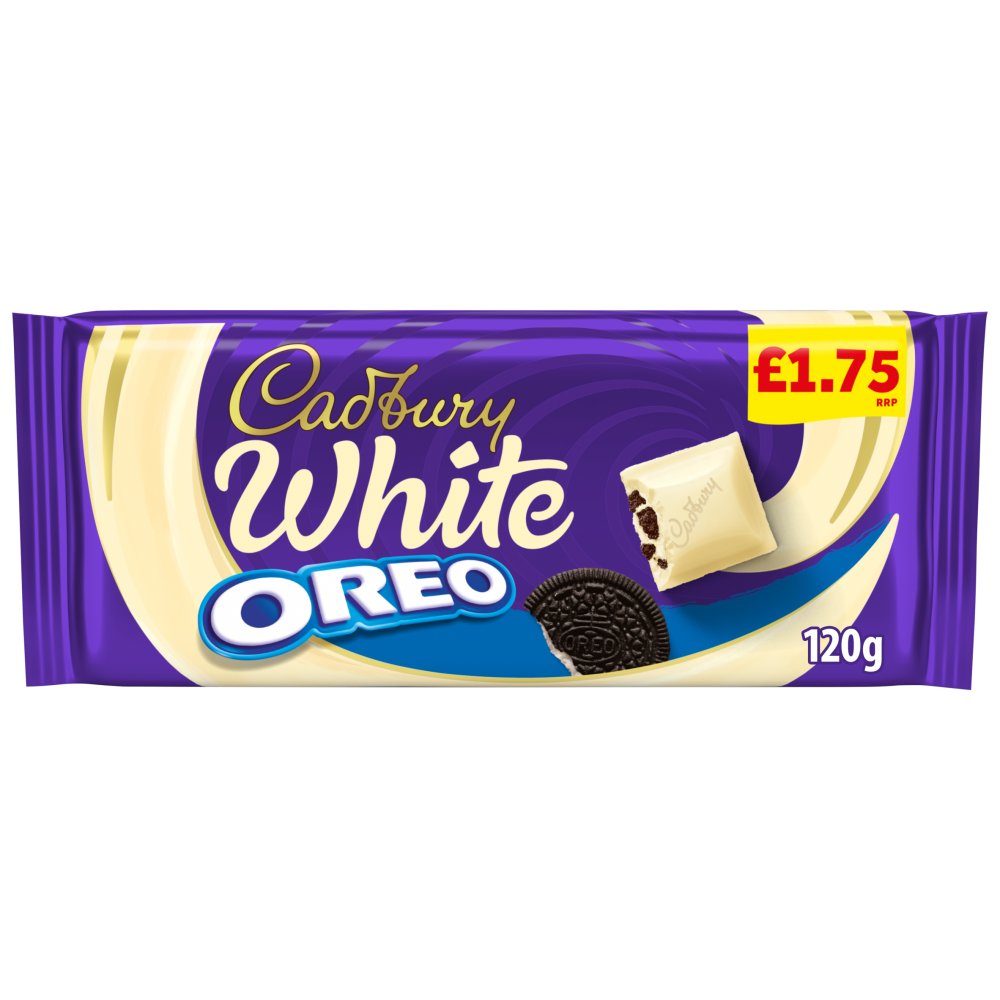 17 X Cadbury White Oreo Chocolate - 120Gm