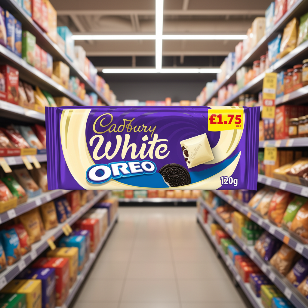 17 X Cadbury White Oreo Chocolate - 120Gm