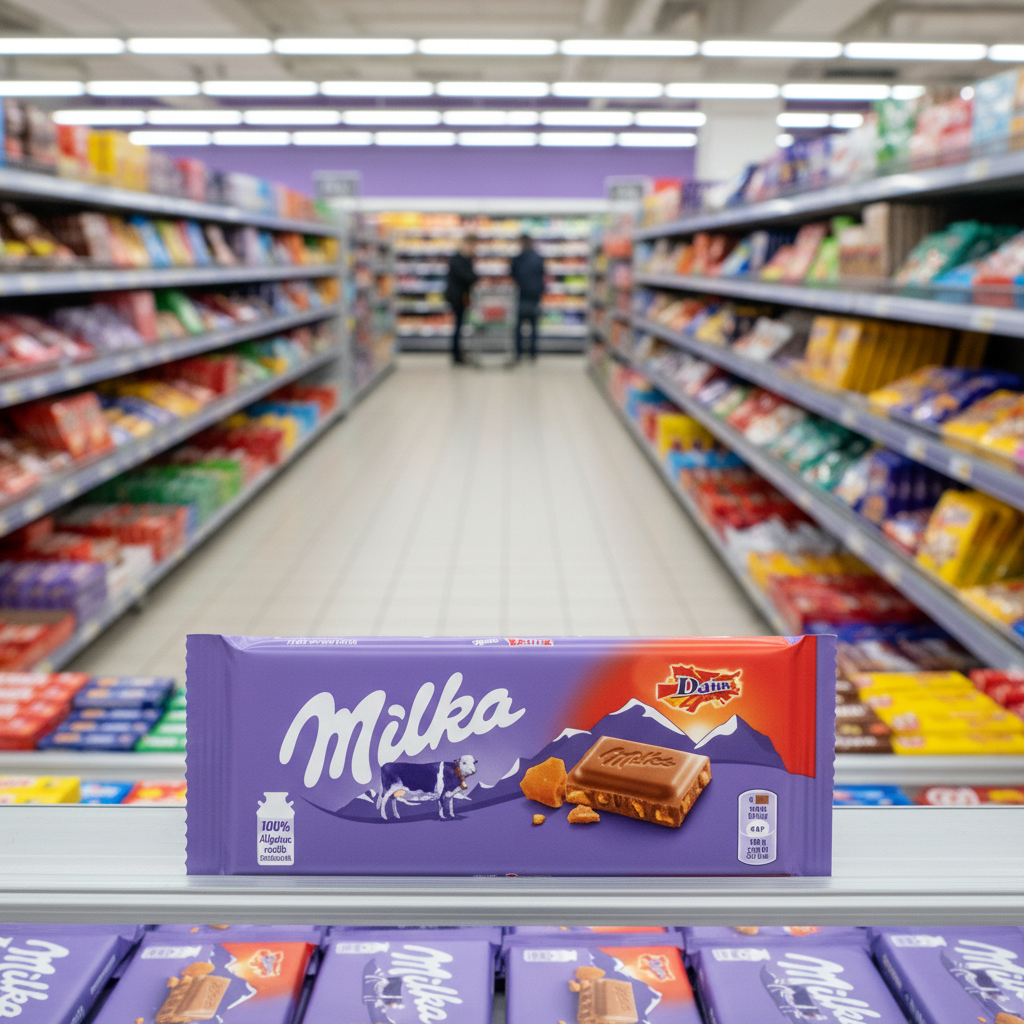 22 x Milka With Daim Large Chocolate Bar 100Gm