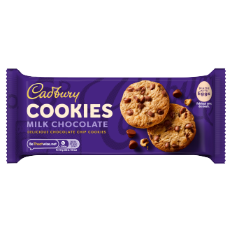 24 x Cadburys Cookies Choc Chip - 135GM