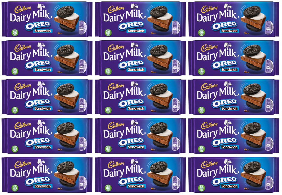15 x Cadbury Oreo Sandwich 96Gm