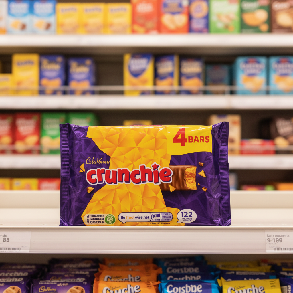 10 X Cadbury Crunchie 4Pk - 104Gm
