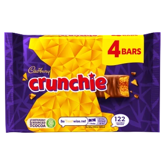 10 X Cadbury Crunchie 4Pk - 104Gm