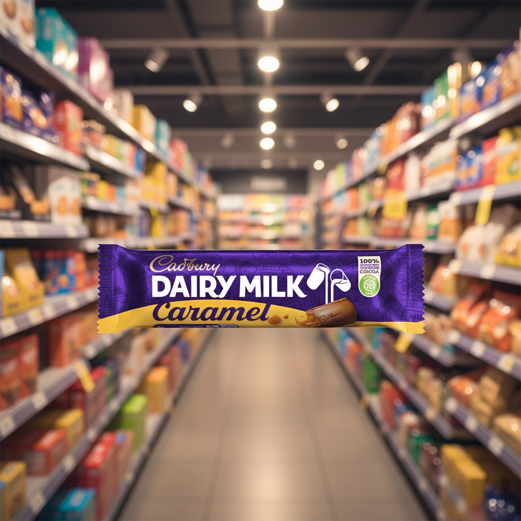 12 x Cadbury Dairy Milk Caramel 45Gm