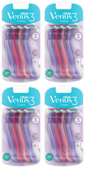 4 X Gillette Venus 3 4 PACK