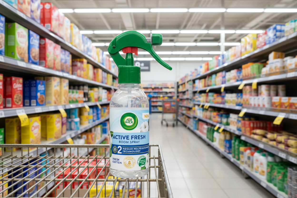 8 x Air Wick Fresh Cotton Active Fresh Room Spray 236Ml