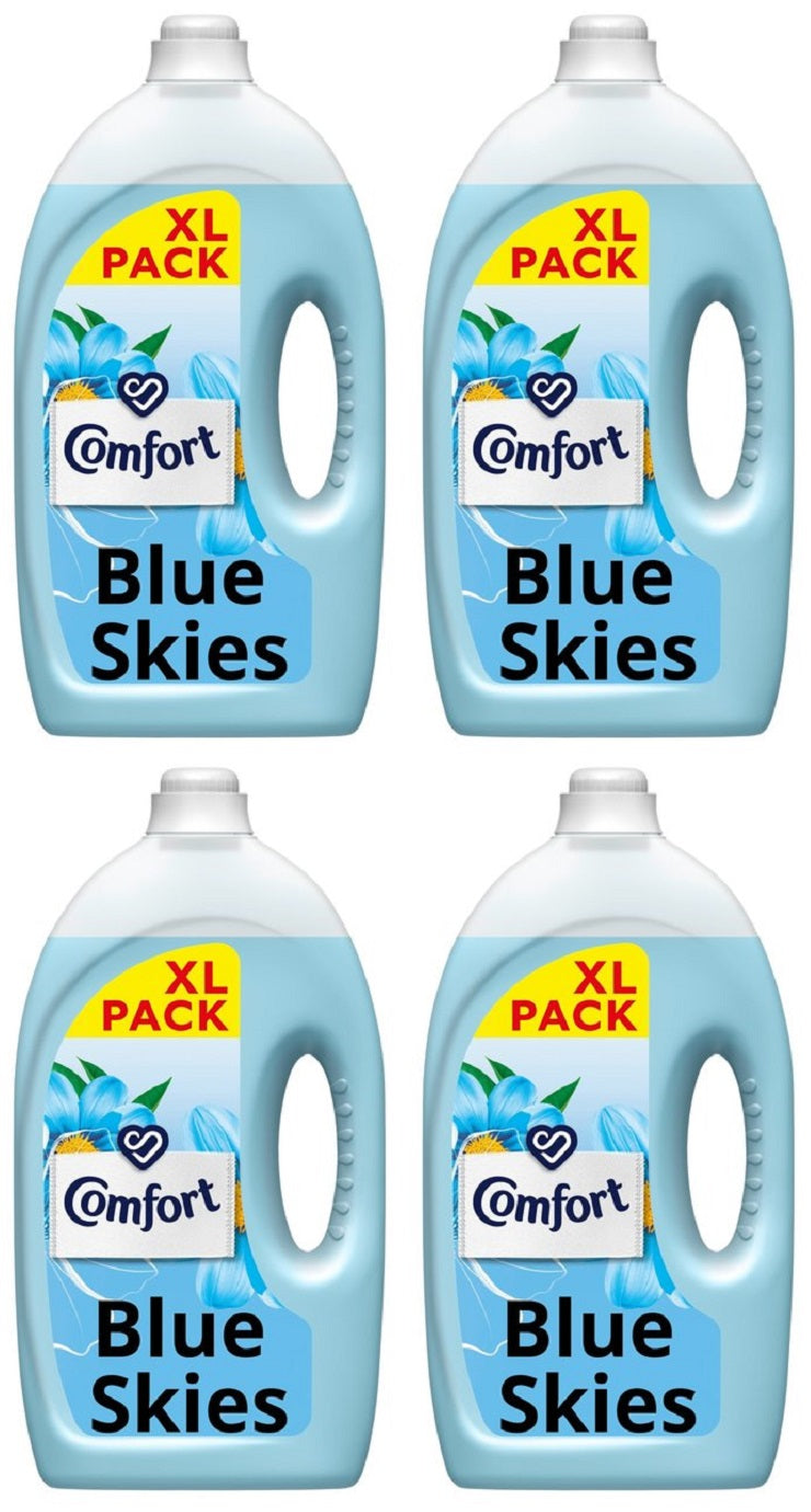 4 x Comfort Fabric Conditioner Blue Skies 83 Washes (2.49 L)
