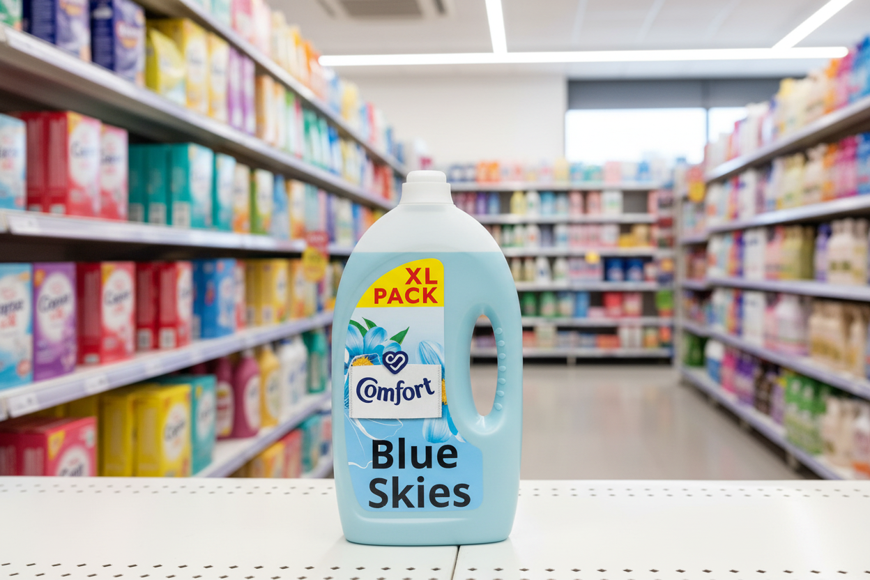 4 x Comfort Fabric Conditioner Blue Skies 83 Washes (2.49 L)