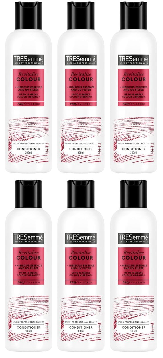 6 x Tresemme Hair Conditioner Colourrevitalise 300 Ml