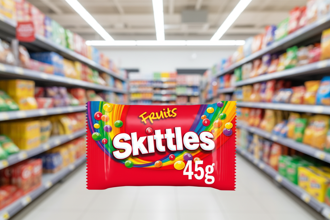 36 x Skittles Fruits Sweets Bag 45G