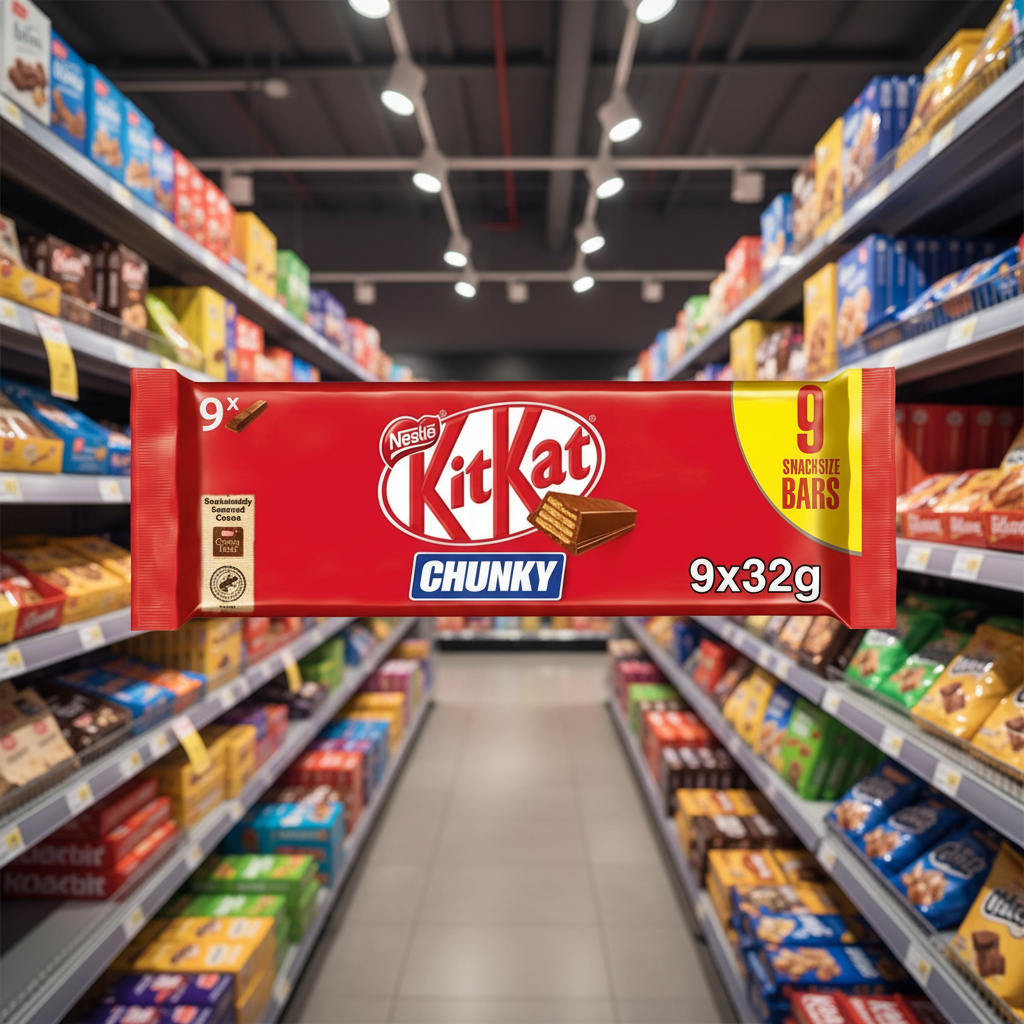 16 x Kitkat Chunky Snacksize Bars 9 X 32G (288G)
