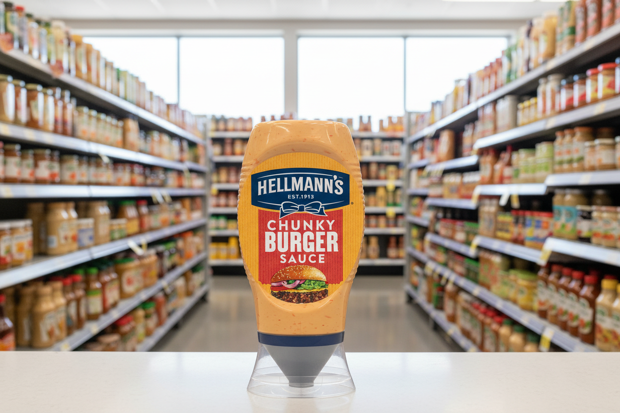 8 x Hellmann's Burger Sauce Chunky 250 Ml