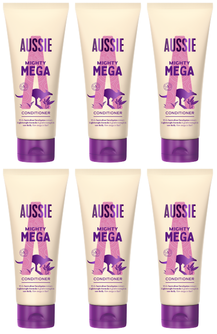 6 x Aussie Conditioner Mega - 200ML