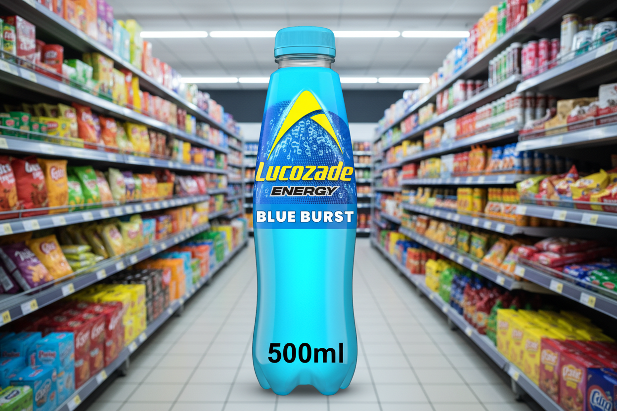 12 x Lucozade Energy Blue Burst - 500ML