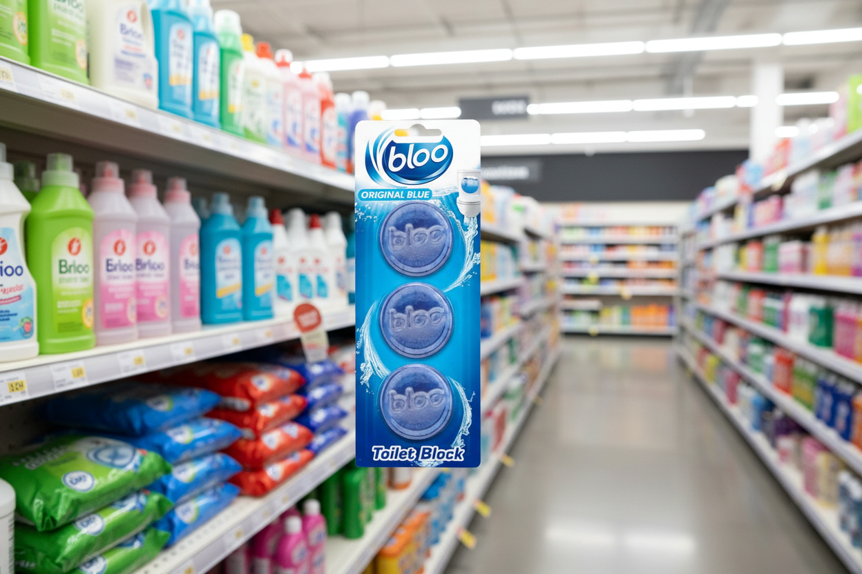 24 x Bloo Original Blue Toilet Blocks 3 X 38G