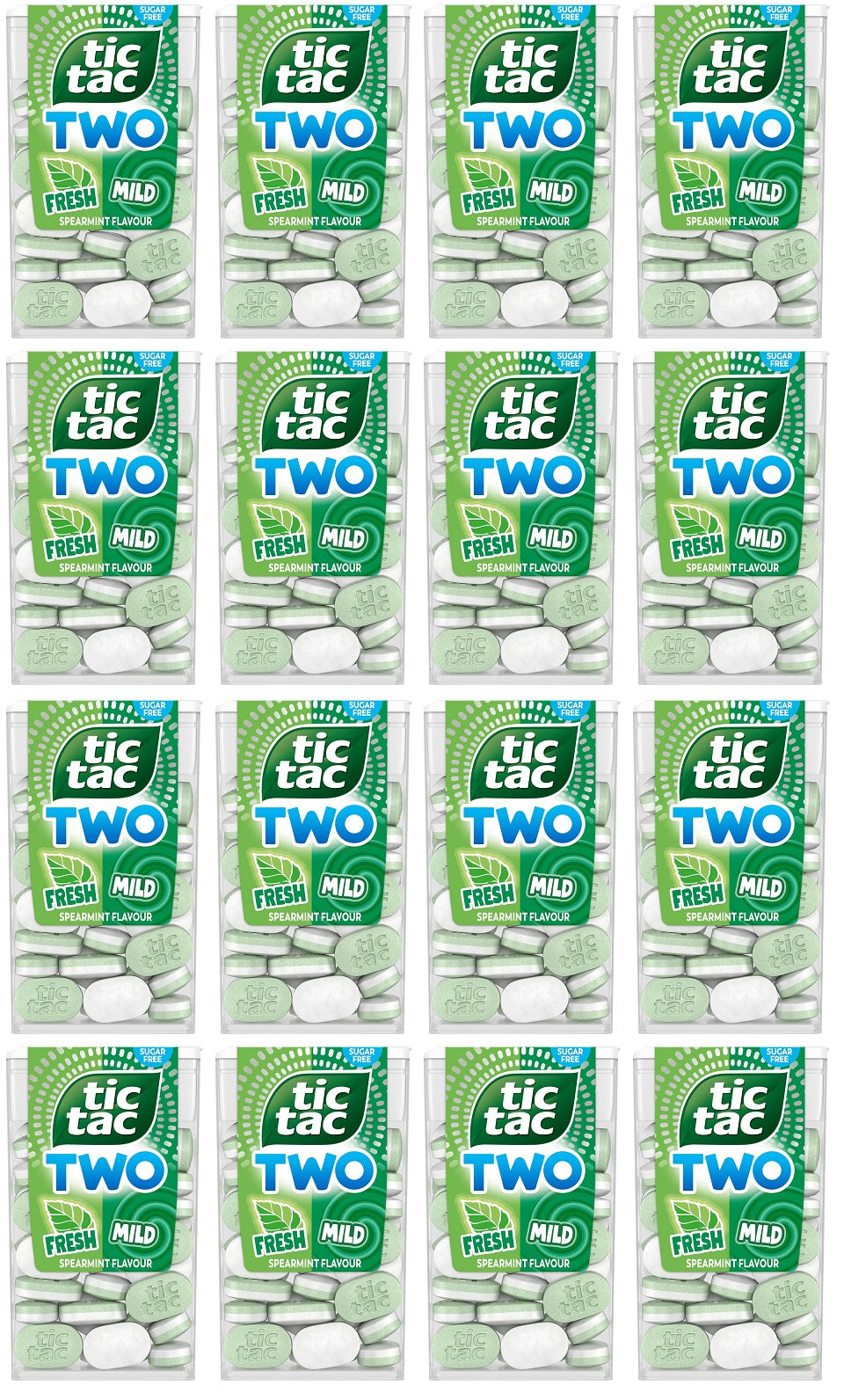 16 X Tic Tac Two Spearmint - 38.5G