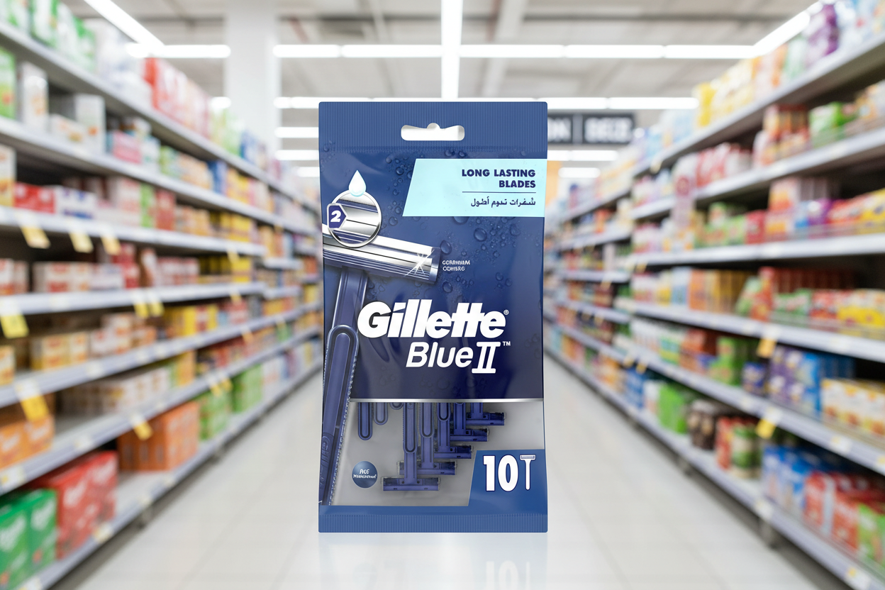 4 x Gillette Blue I I Razors - 10 PACK