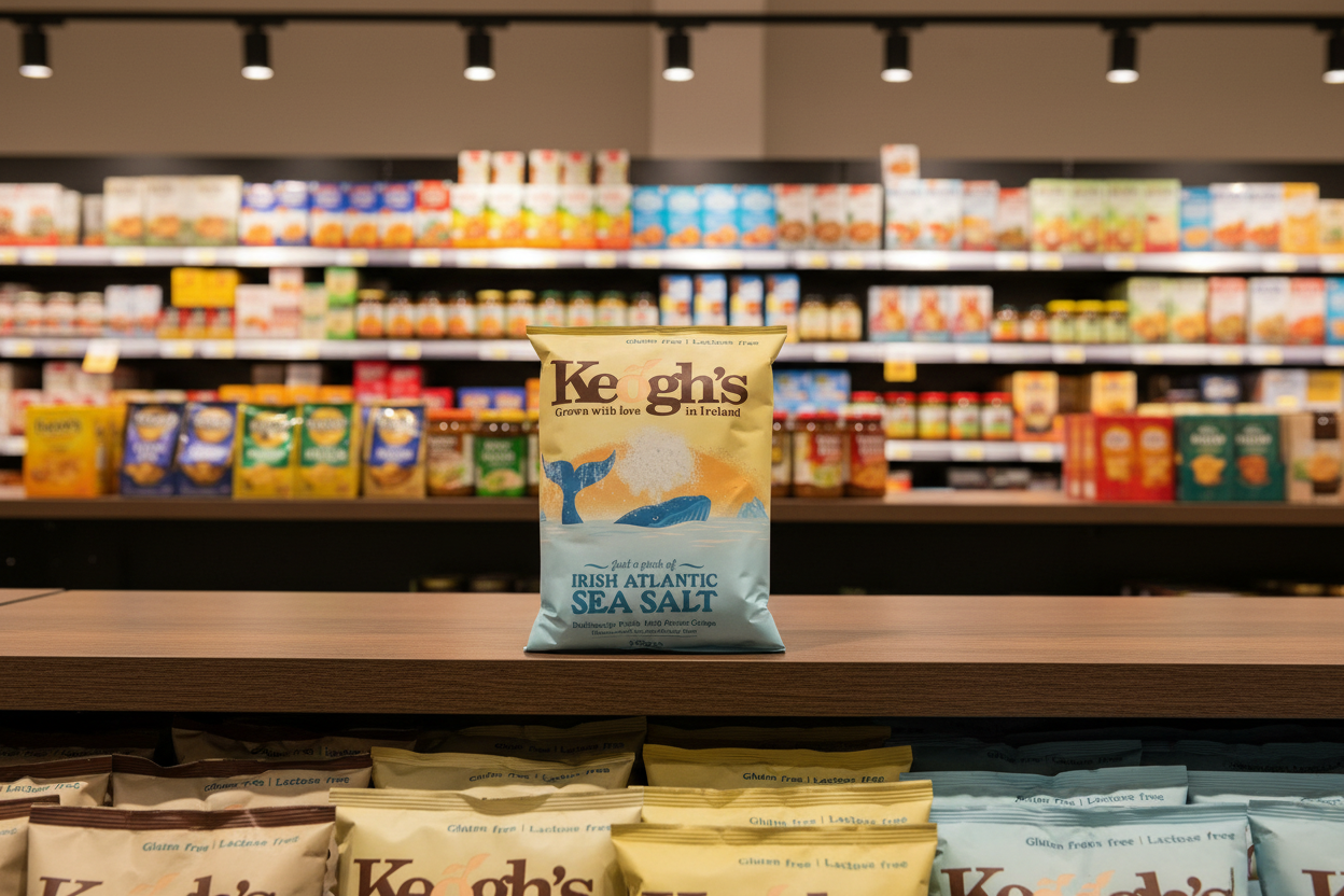 12 x Keogh's Irish Atlantic Sea Salt 125G