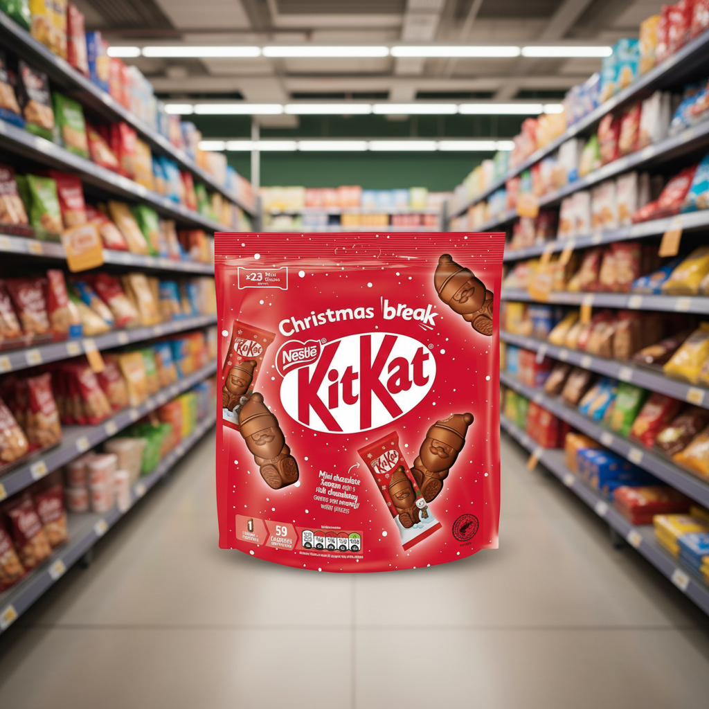 5 x Kitkat Santa Large Pouch - 264GM