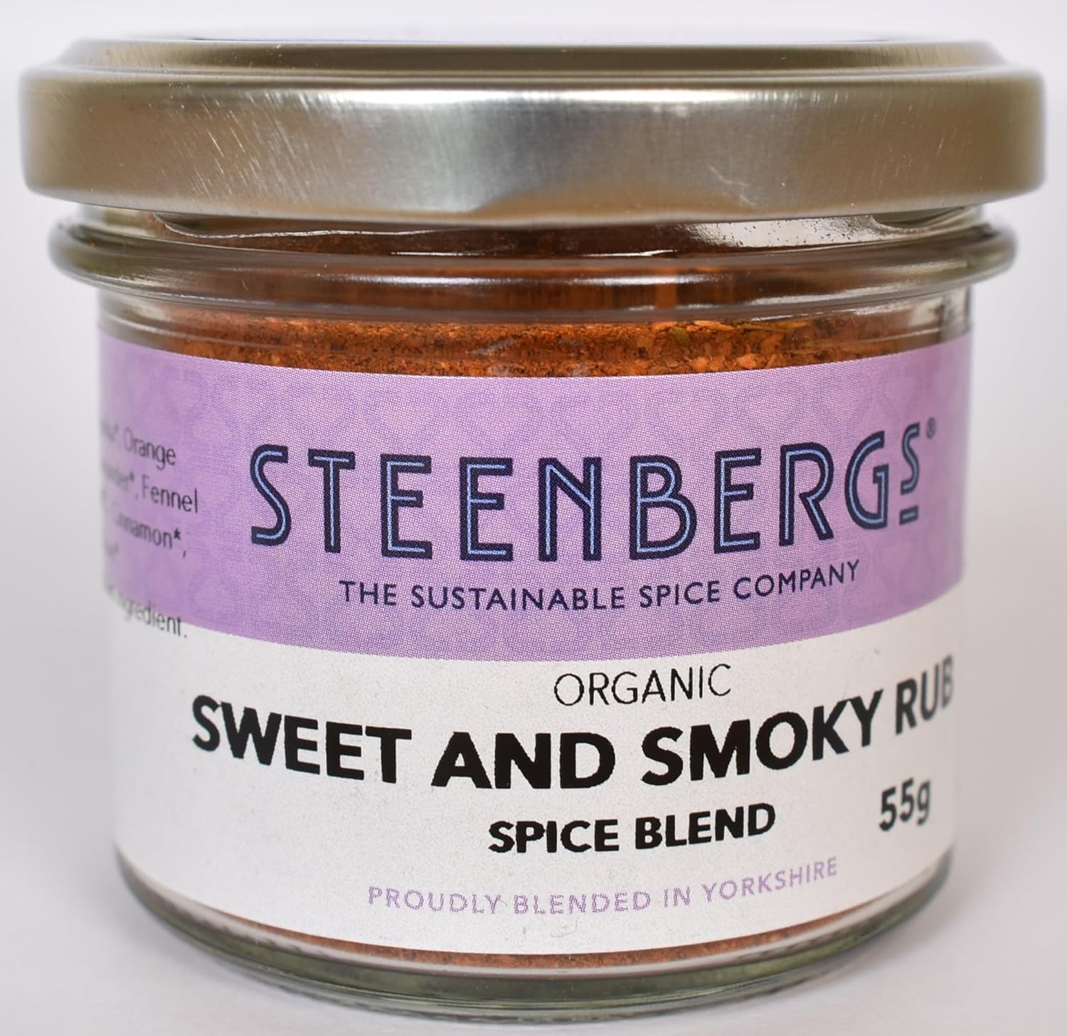 Steenbergs Organic Sweet & Smokey Rub - 55g
