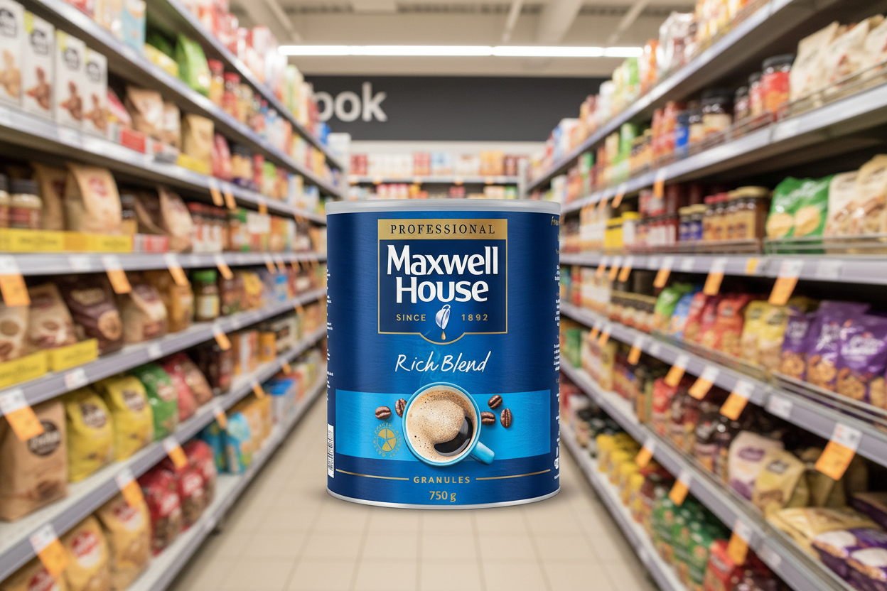 6 x Maxwell House Rich Instant Coffee Tin 750G