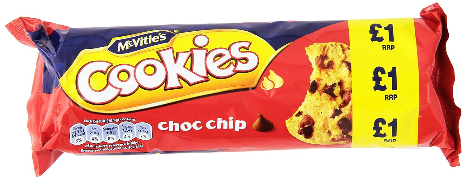 12 x Mcvities Cookies Choc Chip - 150GM