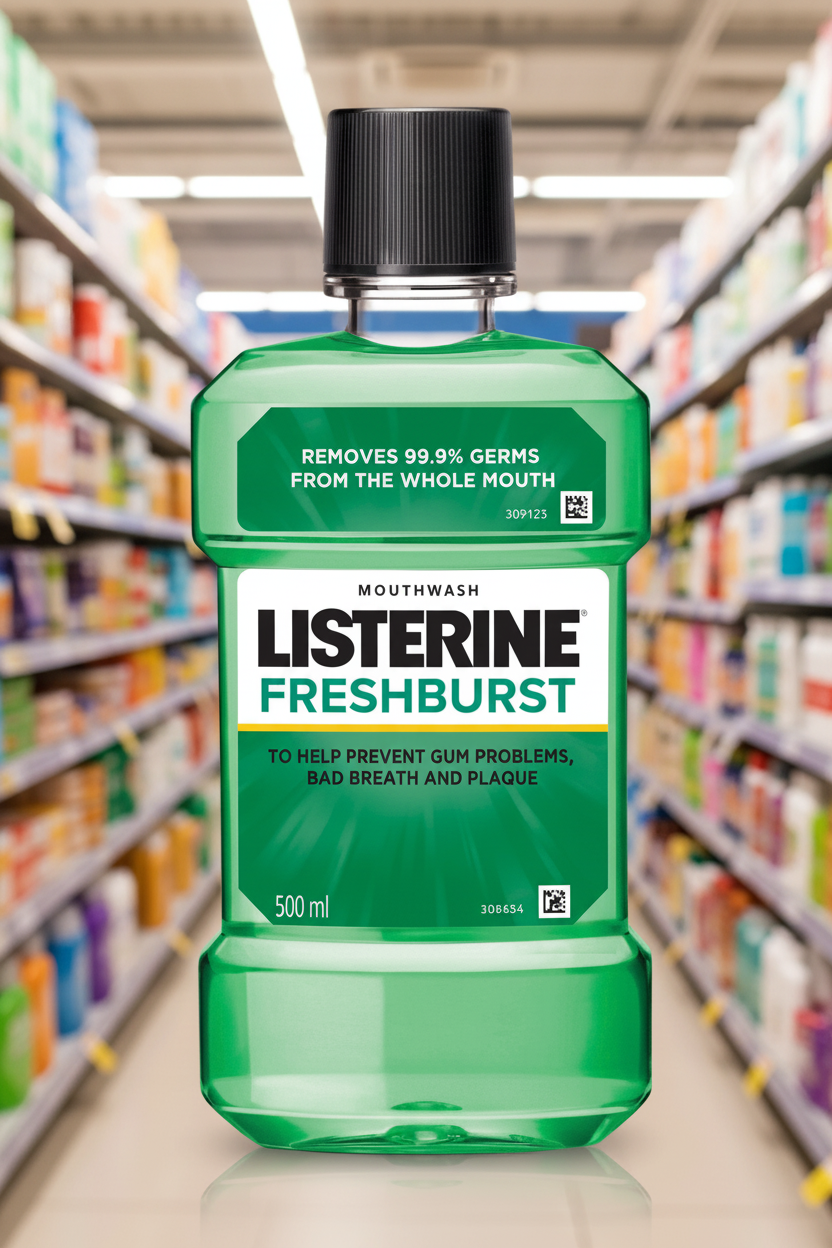 6 X Listerine Fresh Burst - 500Ml